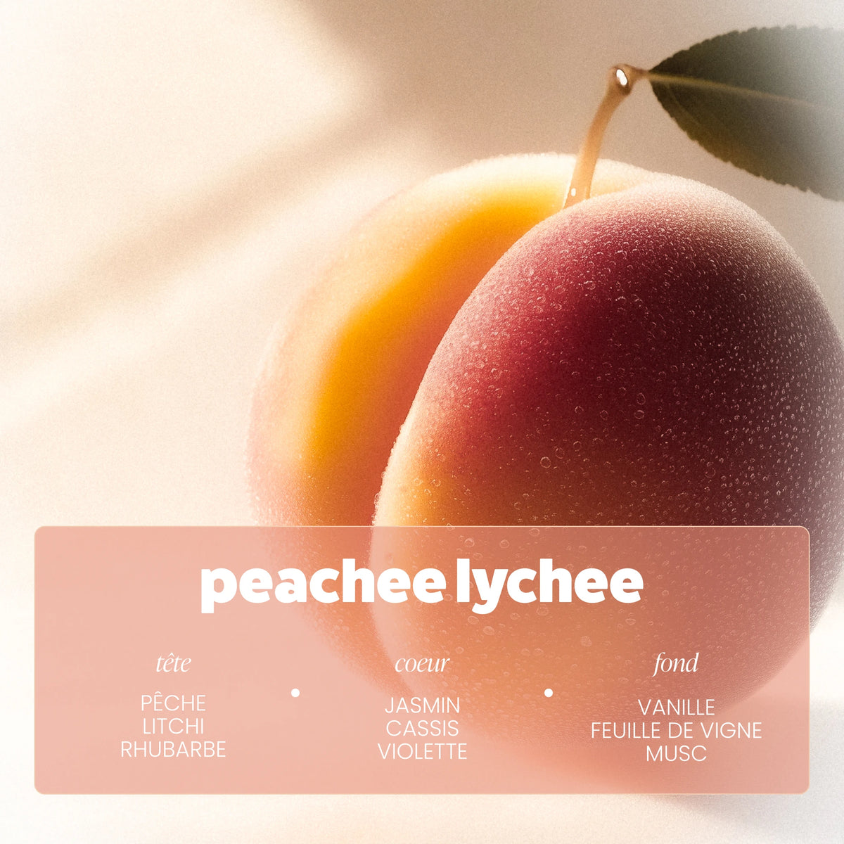 Déodorant Peachee Lychee