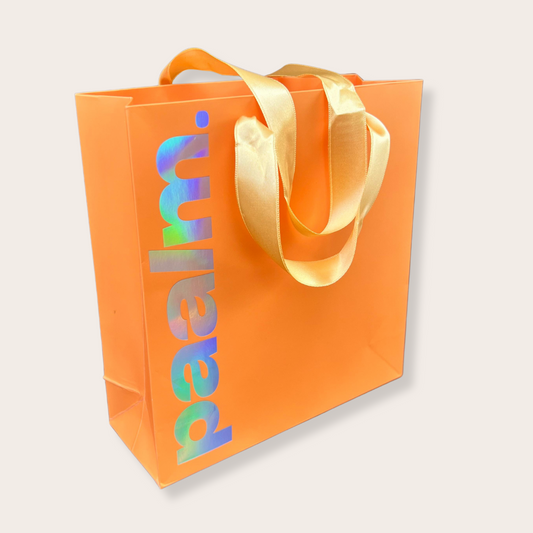 Sac cadeau orange